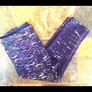 RBX Active Women Squat Stretch High Waist Workout Pant Leggings Multi XL EUC